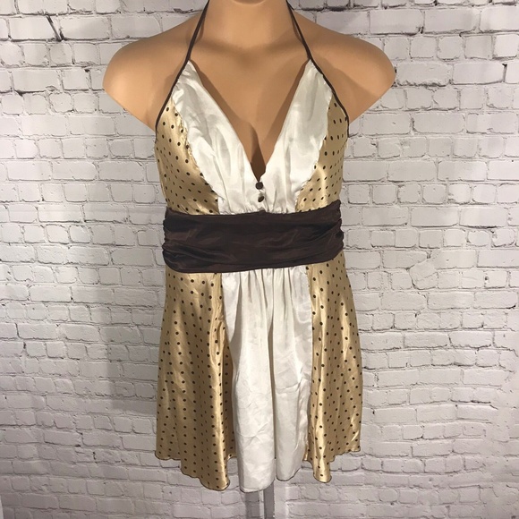 Fire Los Angeles Dresses & Skirts - Fire Halter Vintage Mini Dress Size Large